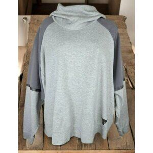 Under Armour Women's Project Rock Allday Hustle Hoodie XS Gray Oversized